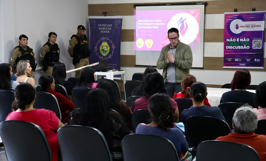 Palestras nos Campos Gerais apresentam ações do Programa Mulher Segura