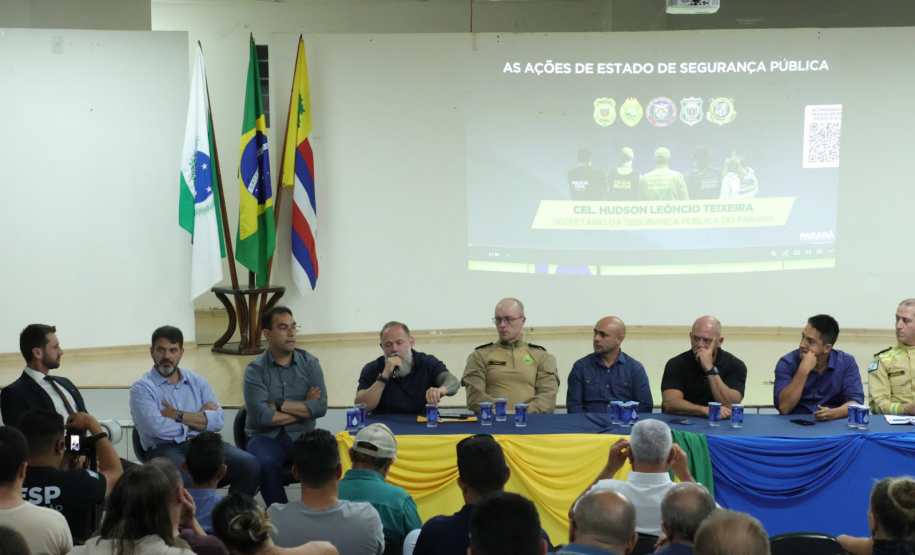 Missão Paraná III apresenta resultados positivos da segurança pública na região Central