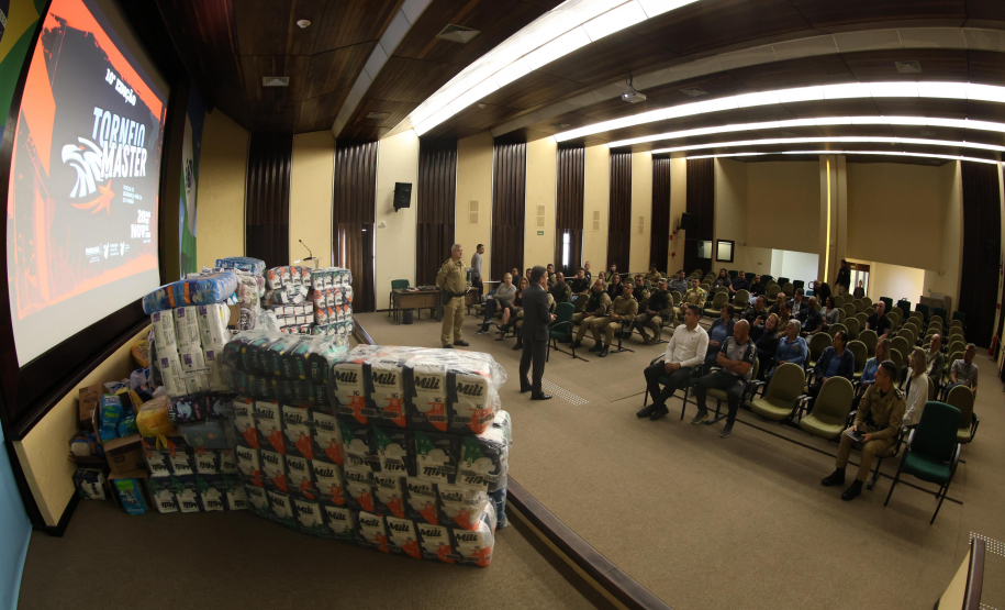 SESP promove entrega de donativos da 10ª Edição do Torneio Master das Forças de Segurança