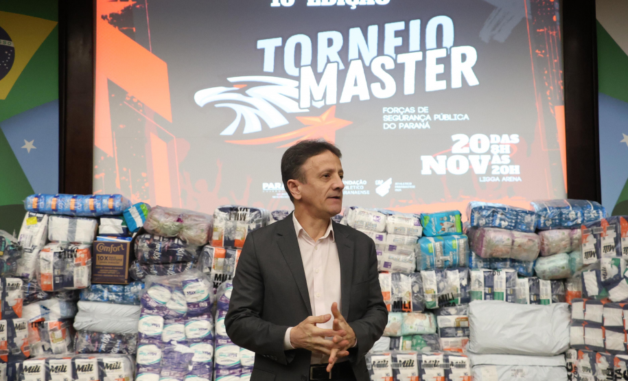 SESP promove entrega de donativos da 10ª Edição do Torneio Master das Forças de Segurança