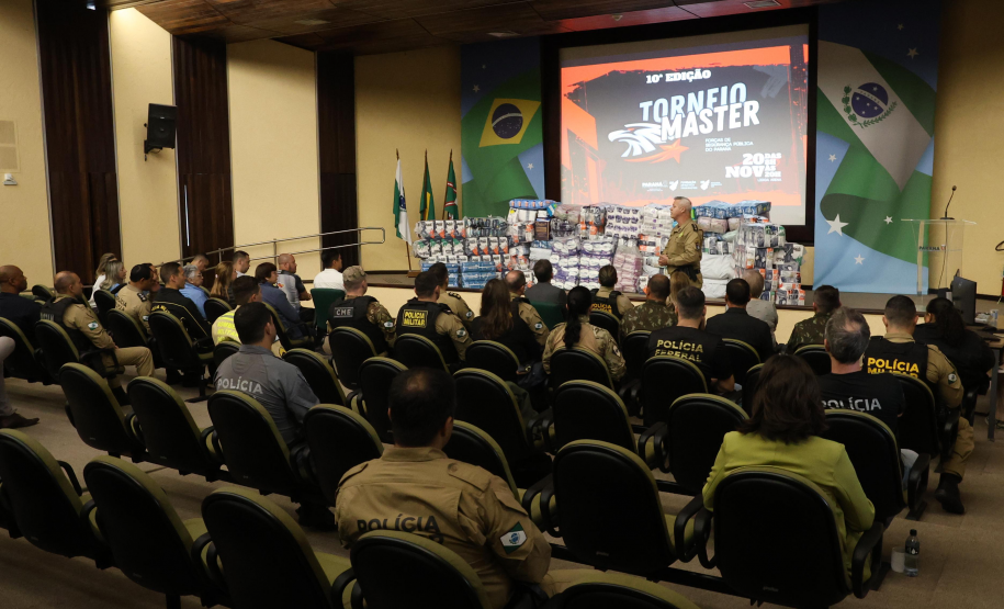 SESP promove entrega de donativos da 10ª Edição do Torneio Master das Forças de Segurança