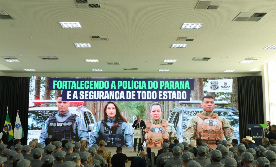 Governo do Paraná empossa novos policiais penais e reforça a segurança pública em todo o Estado