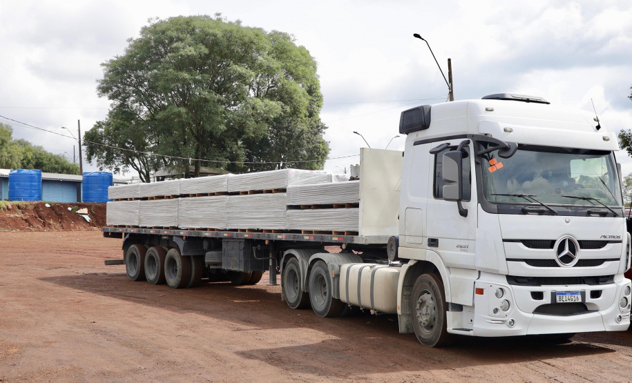 Estado reforça pedido por materiais de construção para avançar os trabalhos em Rio Bonito do Iguaçu