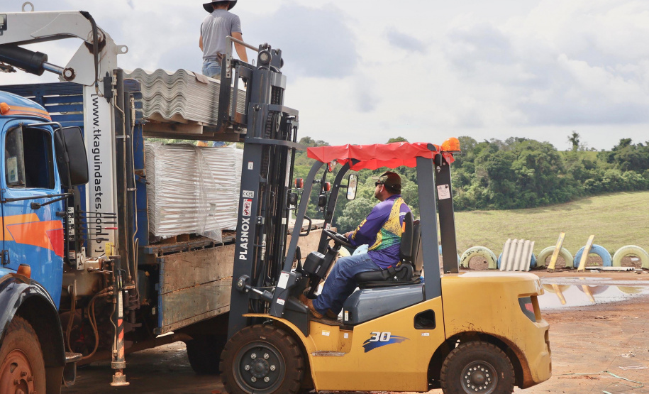 Estado reforça pedido por materiais de construção para avançar os trabalhos em Rio Bonito do Iguaçu