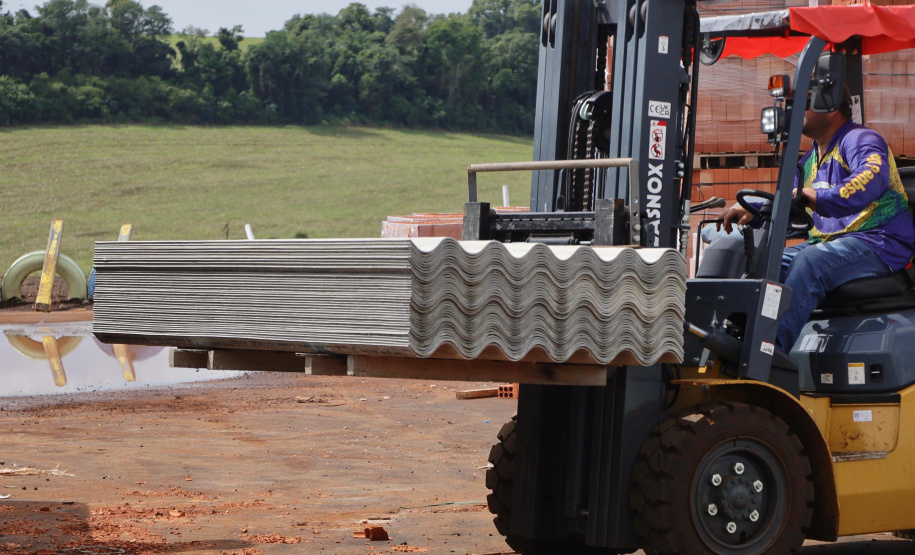 Estado reforça pedido por materiais de construção para avançar os trabalhos em Rio Bonito do Iguaçu