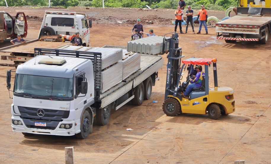 Estado reforça pedido por materiais de construção para avançar os trabalhos em Rio Bonito do Iguaçu