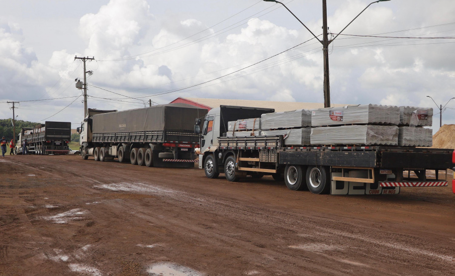 Estado reforça pedido por materiais de construção para avançar os trabalhos em Rio Bonito do Iguaçu