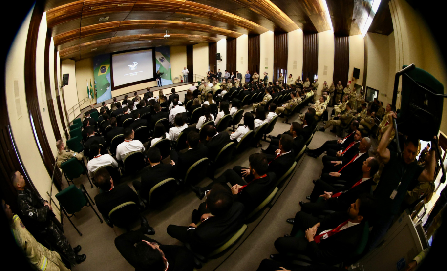 Reunião apresenta atuação da FUNDASEG a mais de 100 integrantes das forças de segurança