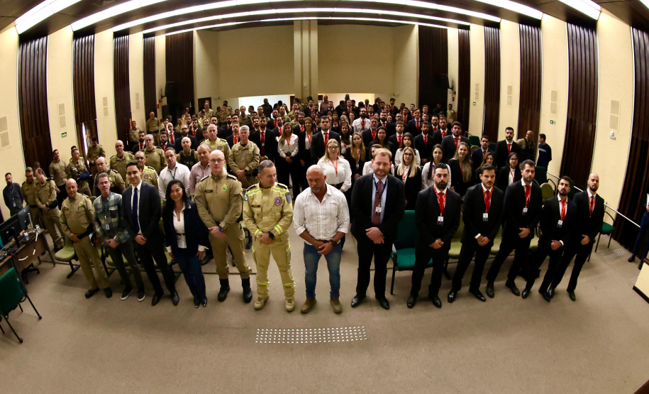 Reunião apresenta atuação da FUNDASEG a mais de 100 integrantes das forças de segurança