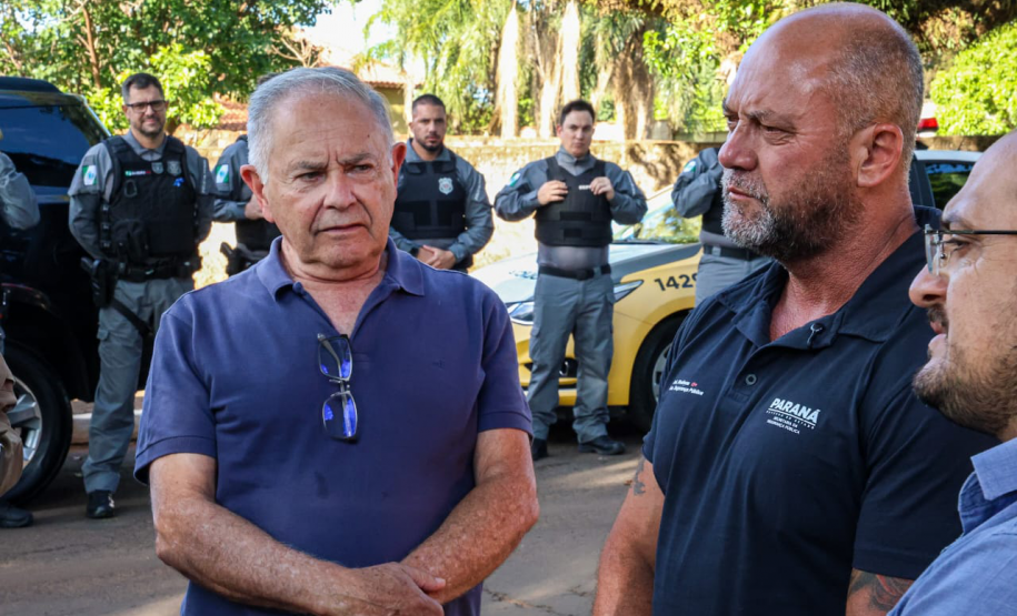 Secretaria da Segurança Pública entrega viatura da Polícia Militar a Congonhinhas, no Norte Pioneiro