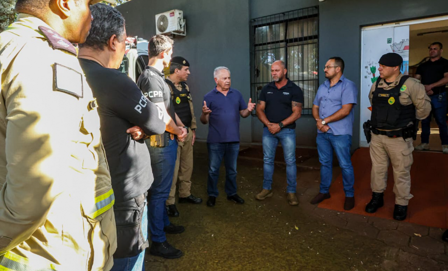 Secretaria da Segurança Pública entrega viatura da Polícia Militar a Congonhinhas, no Norte Pioneiro