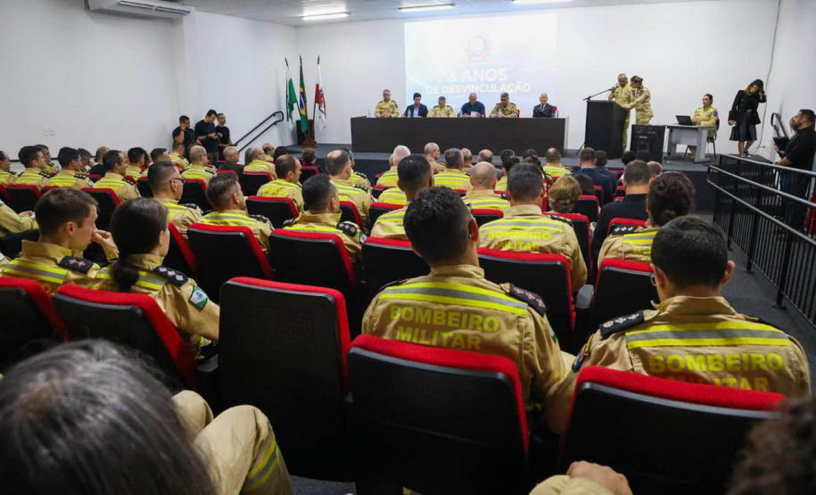 Desvinculação do Corpo de Bombeiros da PMPR completa 3 anos com avanços à corporação