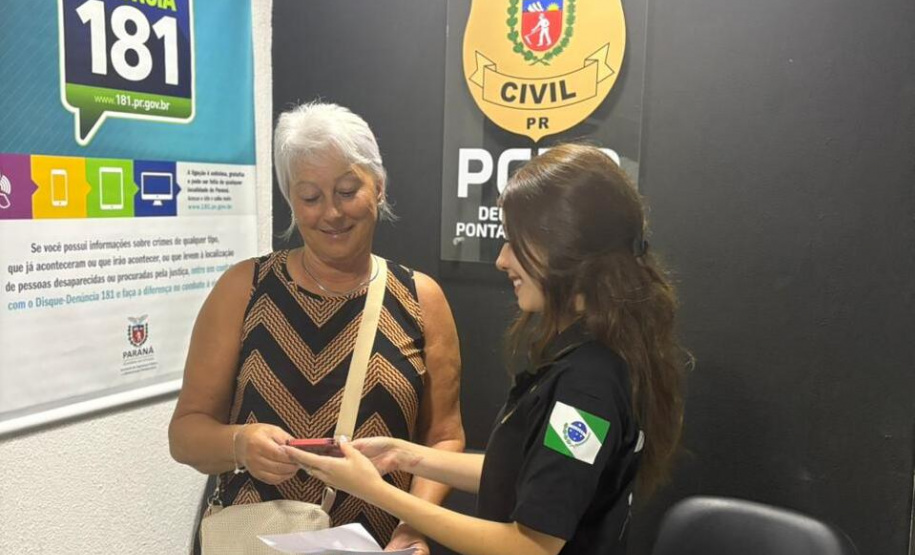 PCPR restitui ao real proprietário aparelho celular perdido em Pontal do Paraná