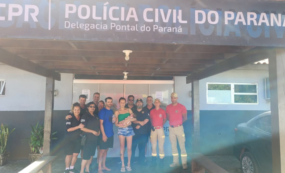 Policial Civil salva bebe que estava engasgado em Pontal do Paraná