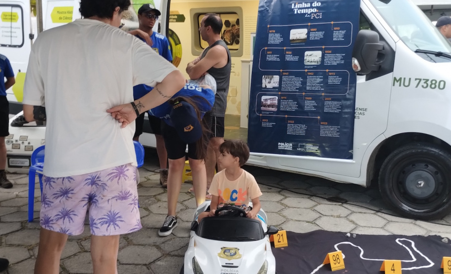 Exposição do Museu Paranaense de Ciências Forenses integra programação do Verão Maior Paraná