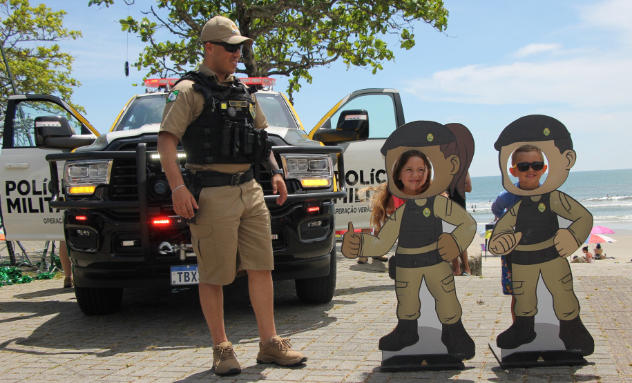 PMPR promove ação de interação com a comunidade e prevenção de crimes em Guaratuba