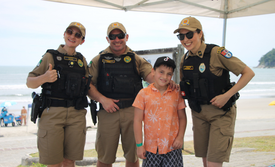 PMPR promove ação de interação com a comunidade e prevenção de crimes em Guaratuba