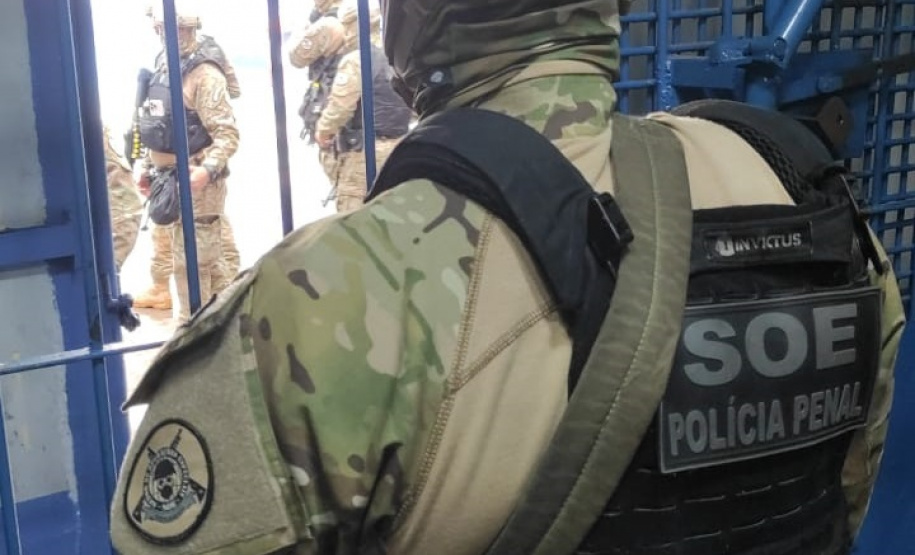 Unidades prisionais do Paraná são vistoriadas durante a 9ª fase da Operação Mute, realizada em todo o país