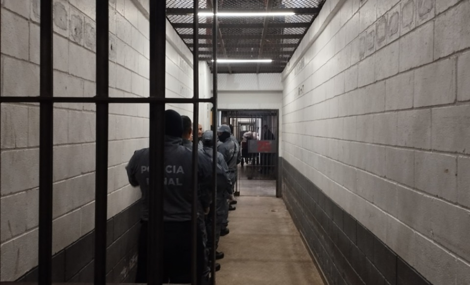 Unidades prisionais do Paraná são vistoriadas durante a 9ª fase da Operação Mute, realizada em todo o país