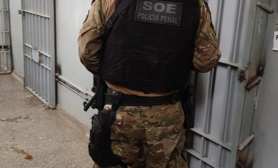 Unidades prisionais do Paraná são vistoriadas durante a 9ª fase da Operação Mute, realizada em todo o país