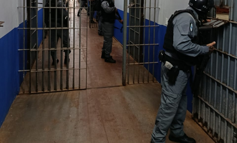 Unidades prisionais do Paraná são vistoriadas durante a 9ª fase da Operação Mute, realizada em todo o país