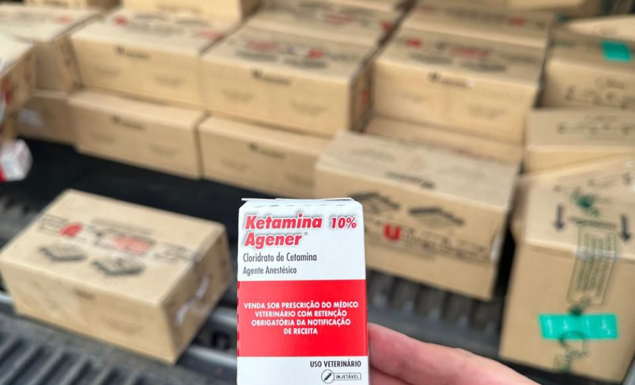 PCPR e PMPR prendem sete suspeitos de movimentar R$ 10 milhões em cetamina em dois meses