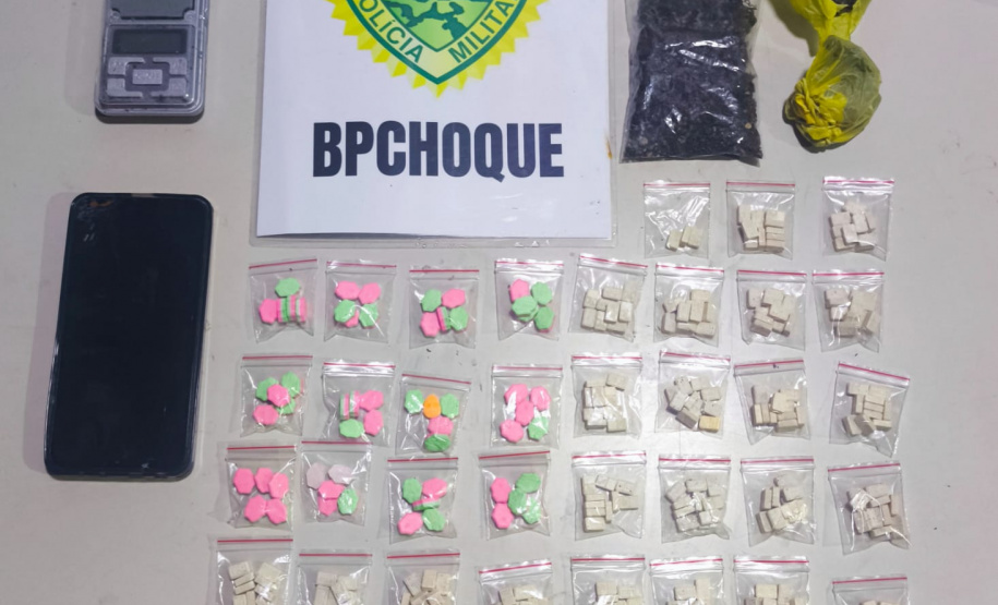 PMPR apreende 360 comprimidos de ecstasy em Guaratuba