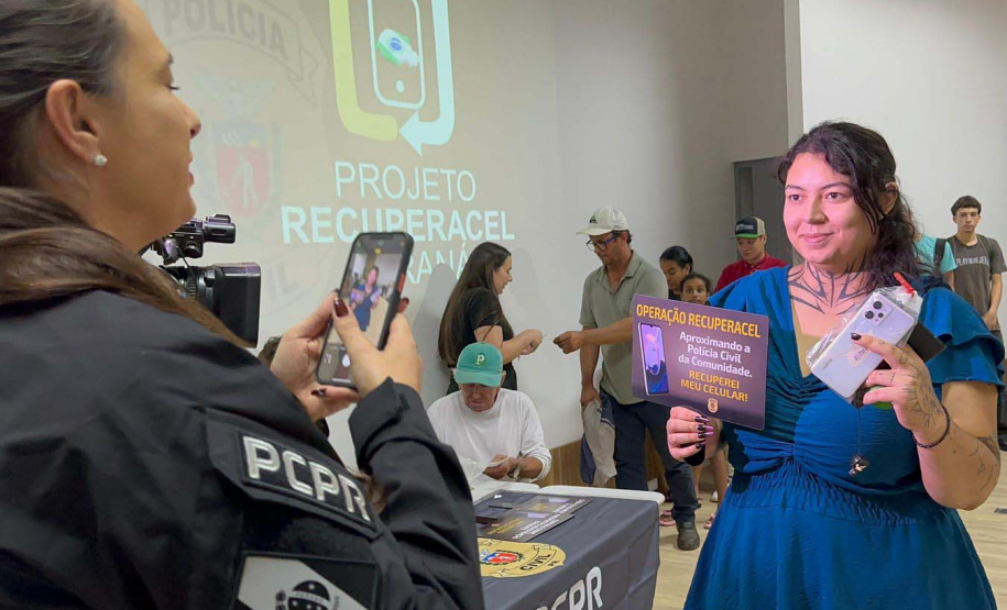 PCPR devolve 1,1 mil celulares aos proprietários com ações do Projeto Recuperacel em 2025