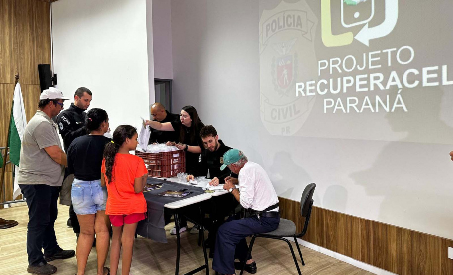 PCPR devolve 1,1 mil celulares aos proprietários com ações do Projeto Recuperacel em 2025