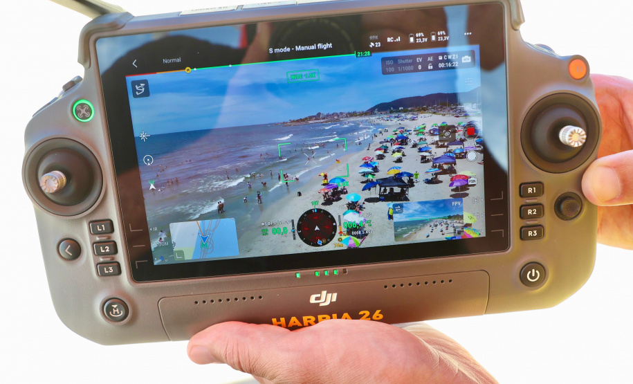 Verão Maior Paraná: Drones reforçam ações do Corpo de Bombeiros na prevenção, orientação e buscas