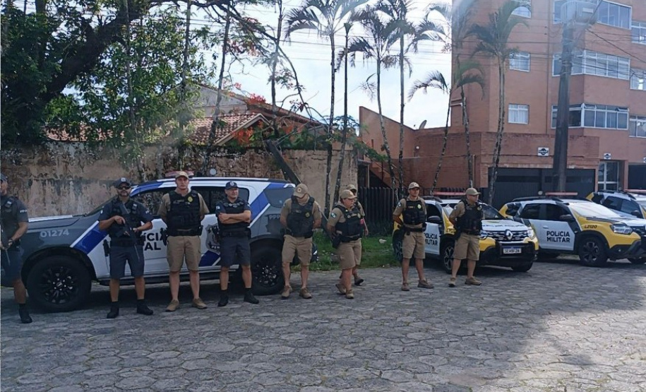 PMPR e Polícia Penal cumprem mandado de prisão por tráfico de drogas em Guaratuba