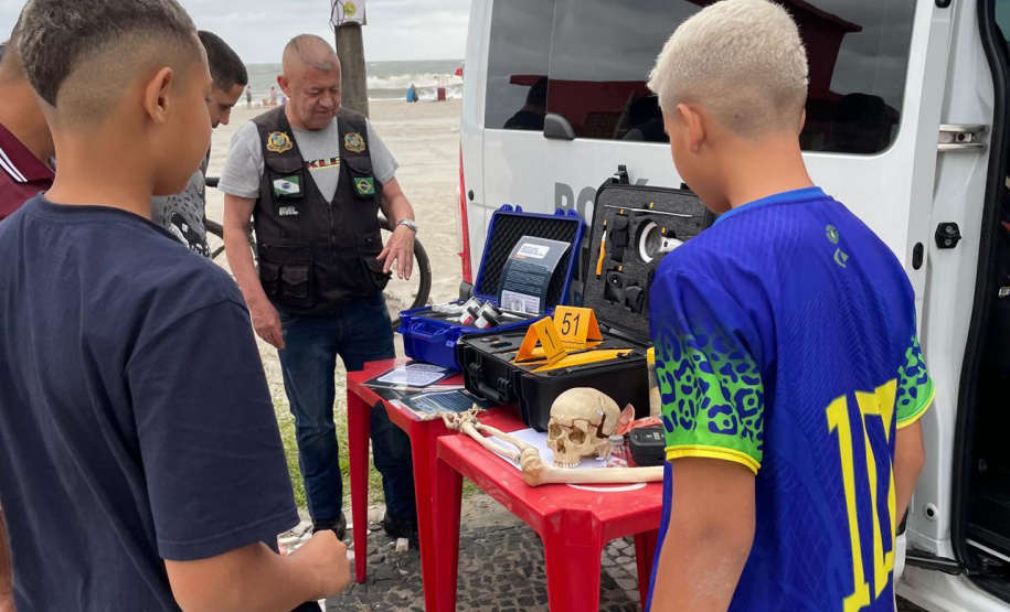 Exposição do Museu Paranaense de Ciências Forenses integra programação do Verão Maior Paraná