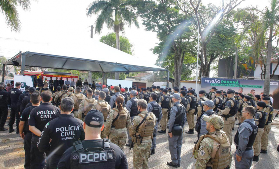 Perto da população: Missão Paraná IV leva forças de segurança ao Litoral