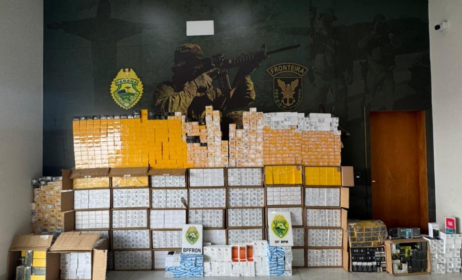 PMPR apreende mais de 1,7 mil celulares e eletrônicos em Umuarama