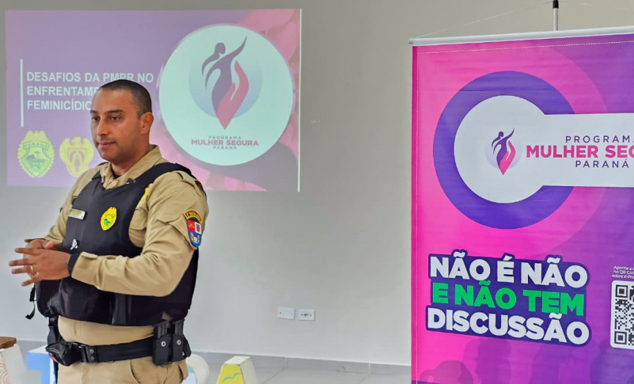 Em Guaratuba, palestra do Mulher Segura Paraná destaca prevenção ao feminicídio