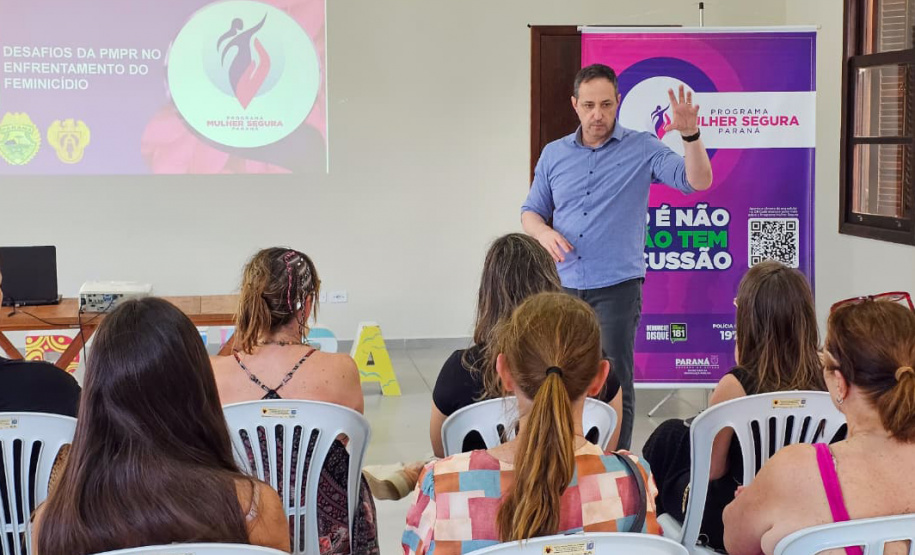 Em Guaratuba, palestra do Mulher Segura Paraná destaca prevenção ao feminicídio
