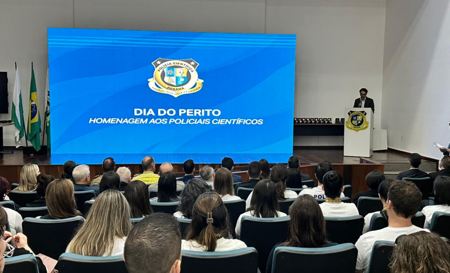 Polícia Científica do Paraná celebra o Dia do Perito Criminal com homenagens