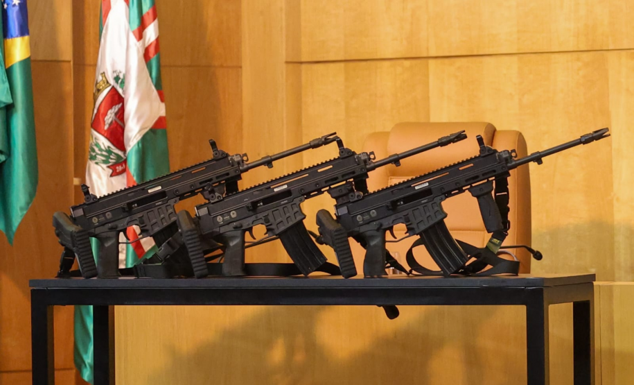 SESP entrega armas e viaturas ao MPPR no Dia Nacional do Ministério Público