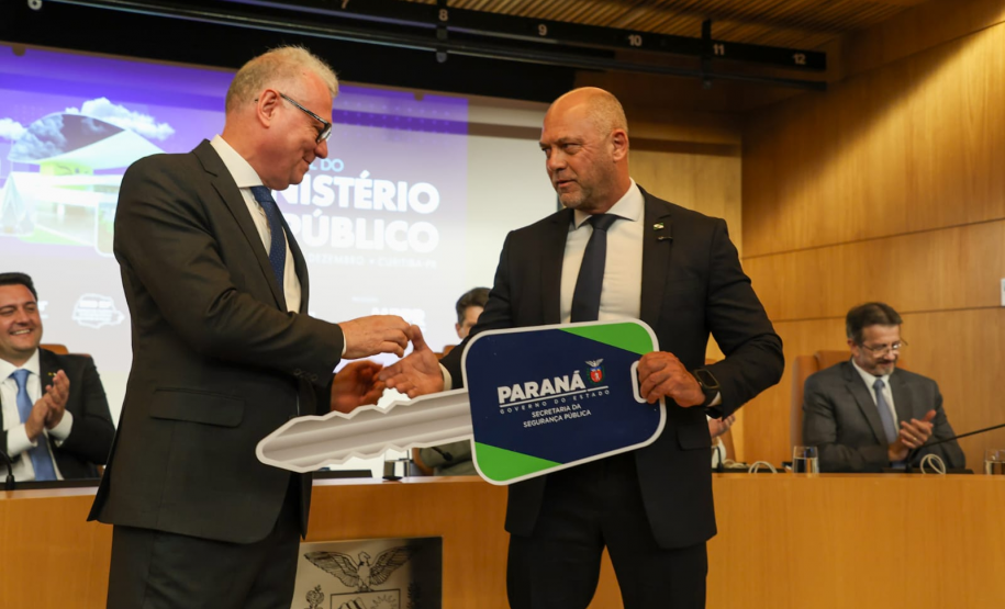 SESP entrega armas e viaturas ao MPPR no Dia Nacional do Ministério Público