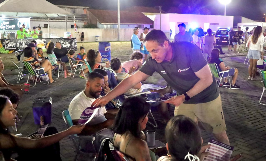Programa Mulher Segura participa do aniversário de Pontal do Paraná e reforça rede de apoio às mulheres