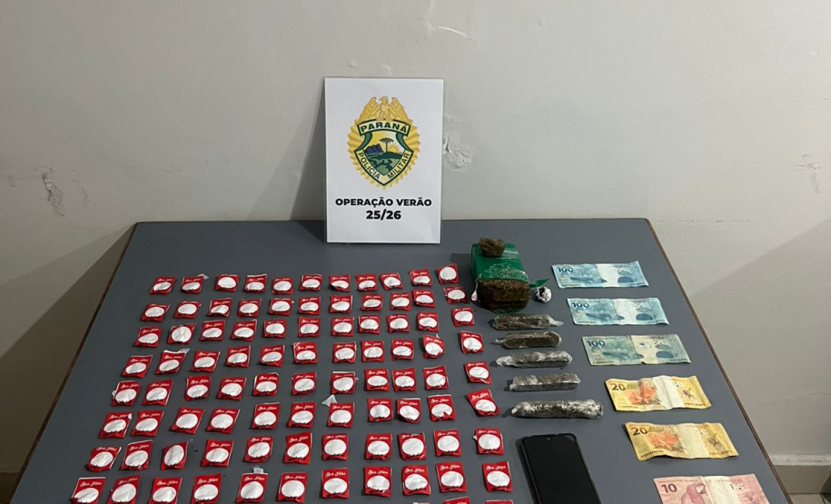 PMPR prende sete pessoas por tráfico de drogas durante a Operação Verão em Guaratuba