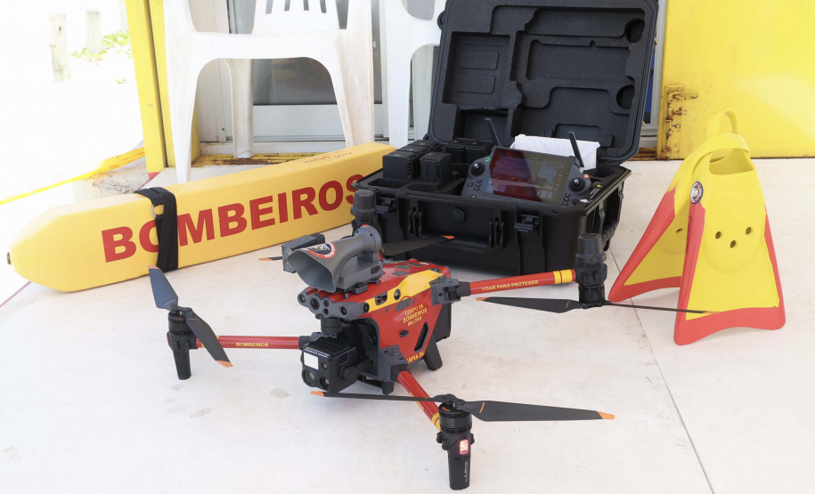 Com drones de alta tecnologia, bombeiros reforçam prevenção a afogamentos