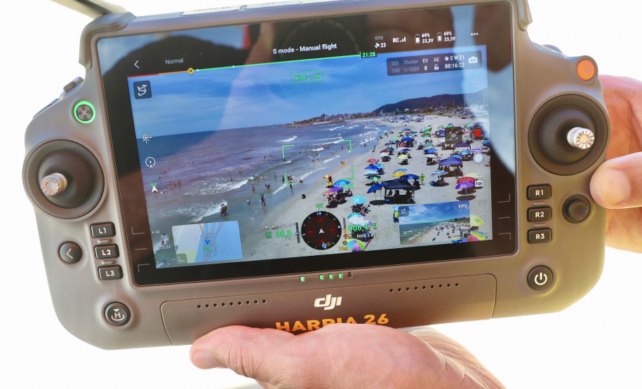 Com drones de alta tecnologia, bombeiros reforçam prevenção a afogamentos