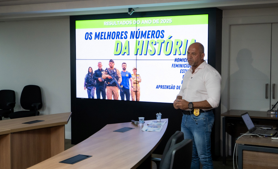 Roubos caem 19% no Paraná em 2025 e chegam no menor patamar da série histórica