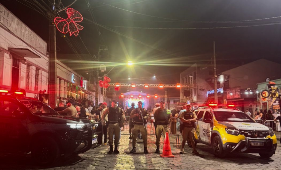 PMPR garante segurança em shows de Réveillon em Antonina