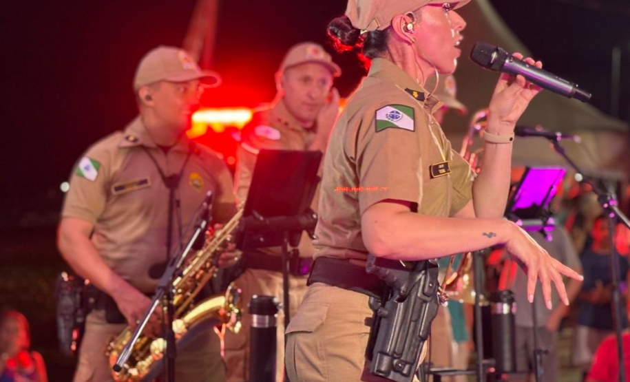 Música, interação e segurança: PMPR anima a noite de Caiobá