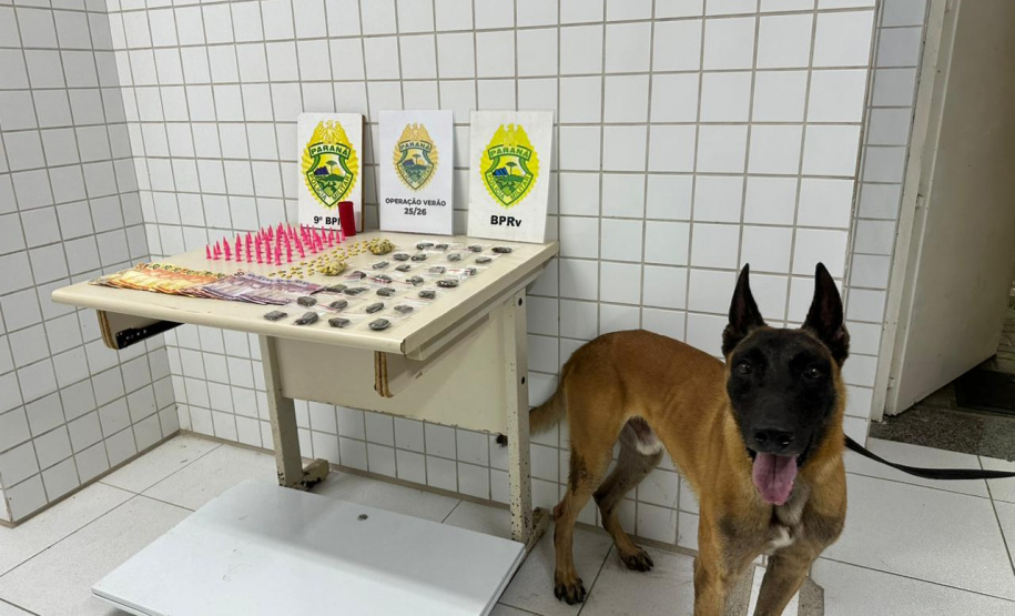 PMPR prende dois homem em flagrante e apreende 342 porções de drogas em Matinhos