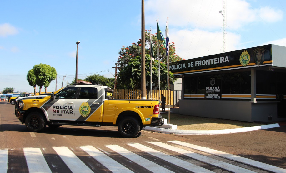 Nova base da Polícia de Fronteira é entregue pelo Estado em Santa Helena, no Oeste