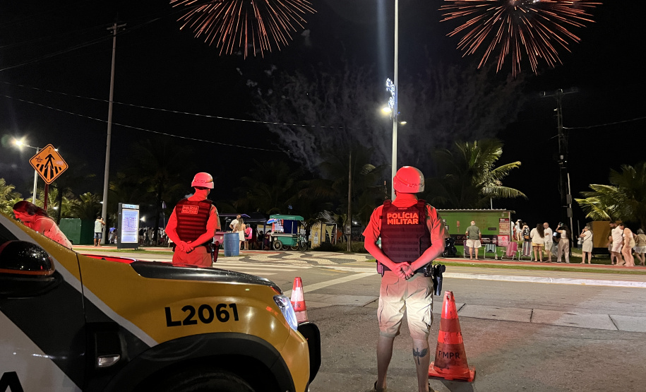 PMPR garante segurança na virada de ano com policiamento reforçado em todo o Litoral