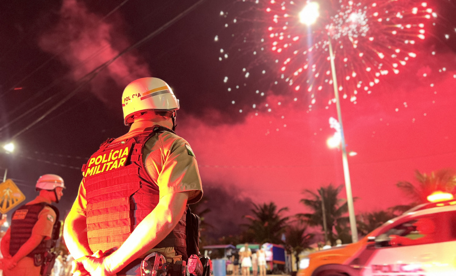 PMPR garante segurança na virada de ano com policiamento reforçado em todo o Litoral